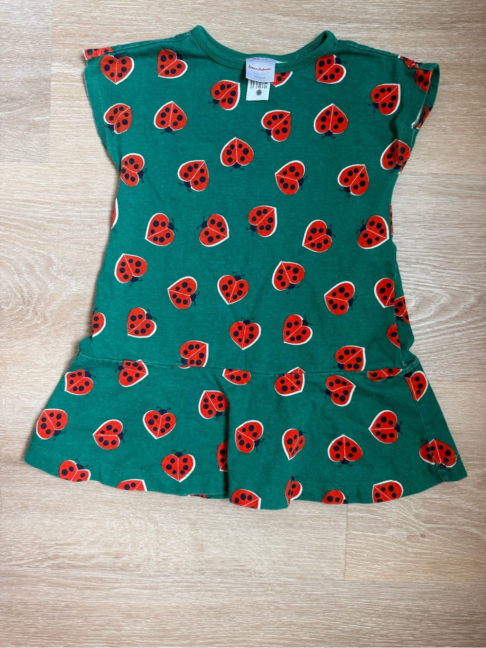 Hanna Andersson Ladybug Print Peplum Dress